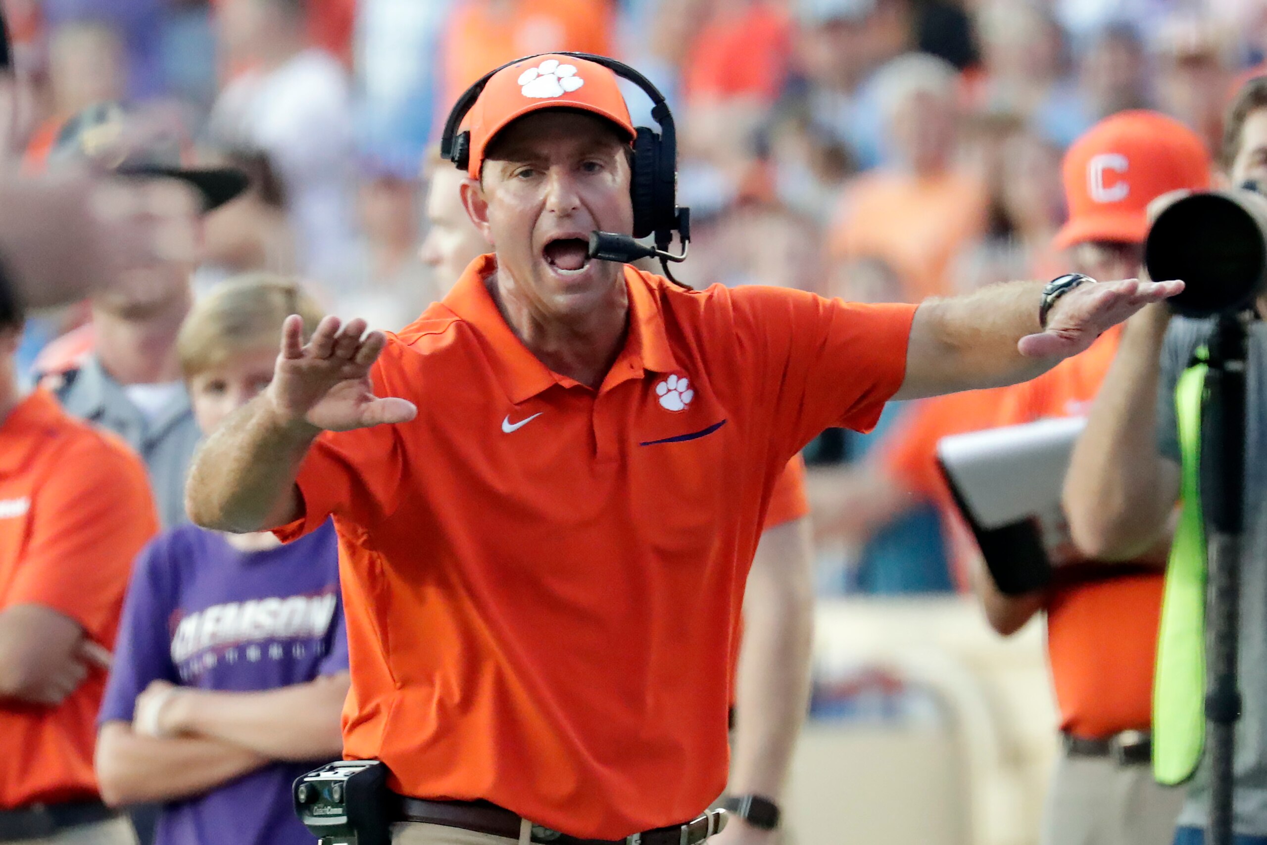 Clemson head coach Dabo Swinney