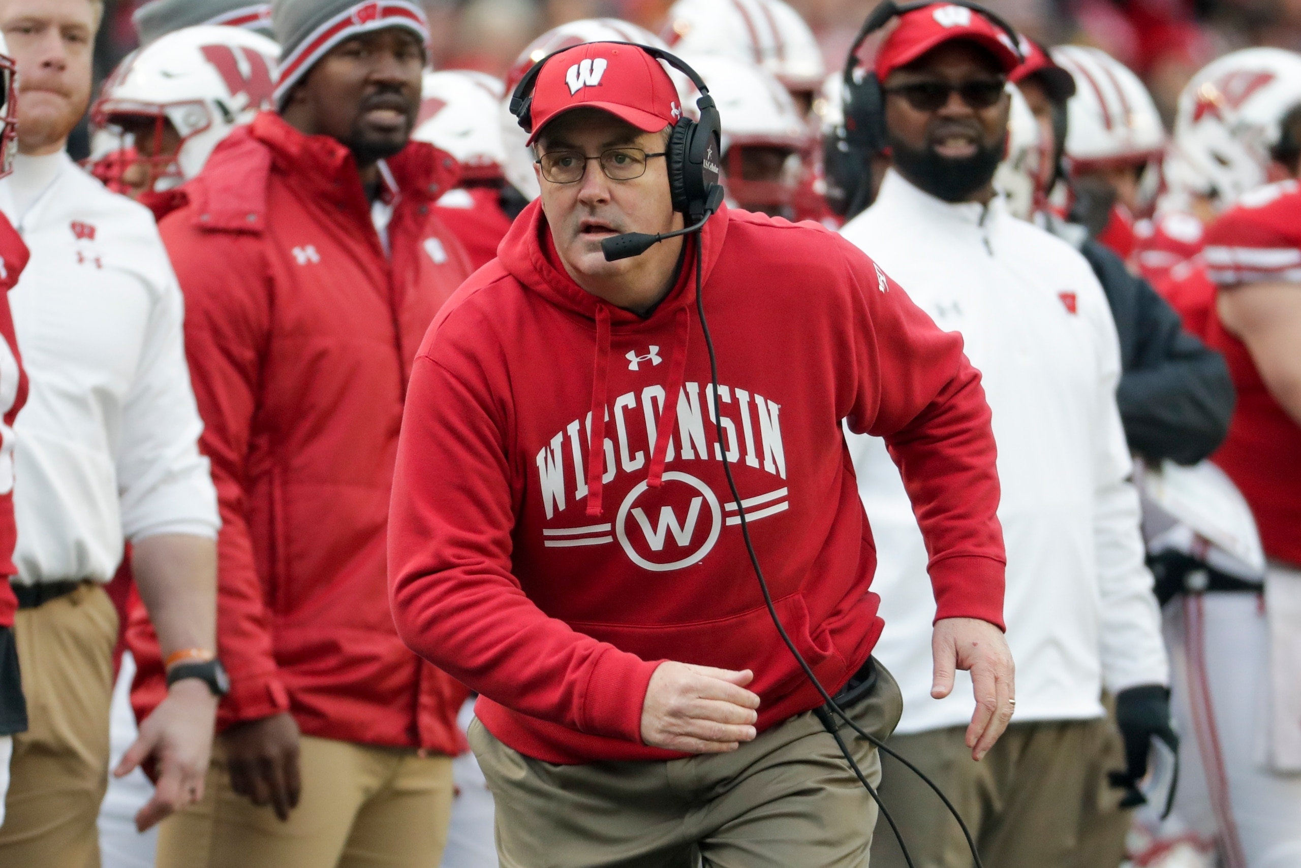 Wisconsin head coach Paul Chryst
