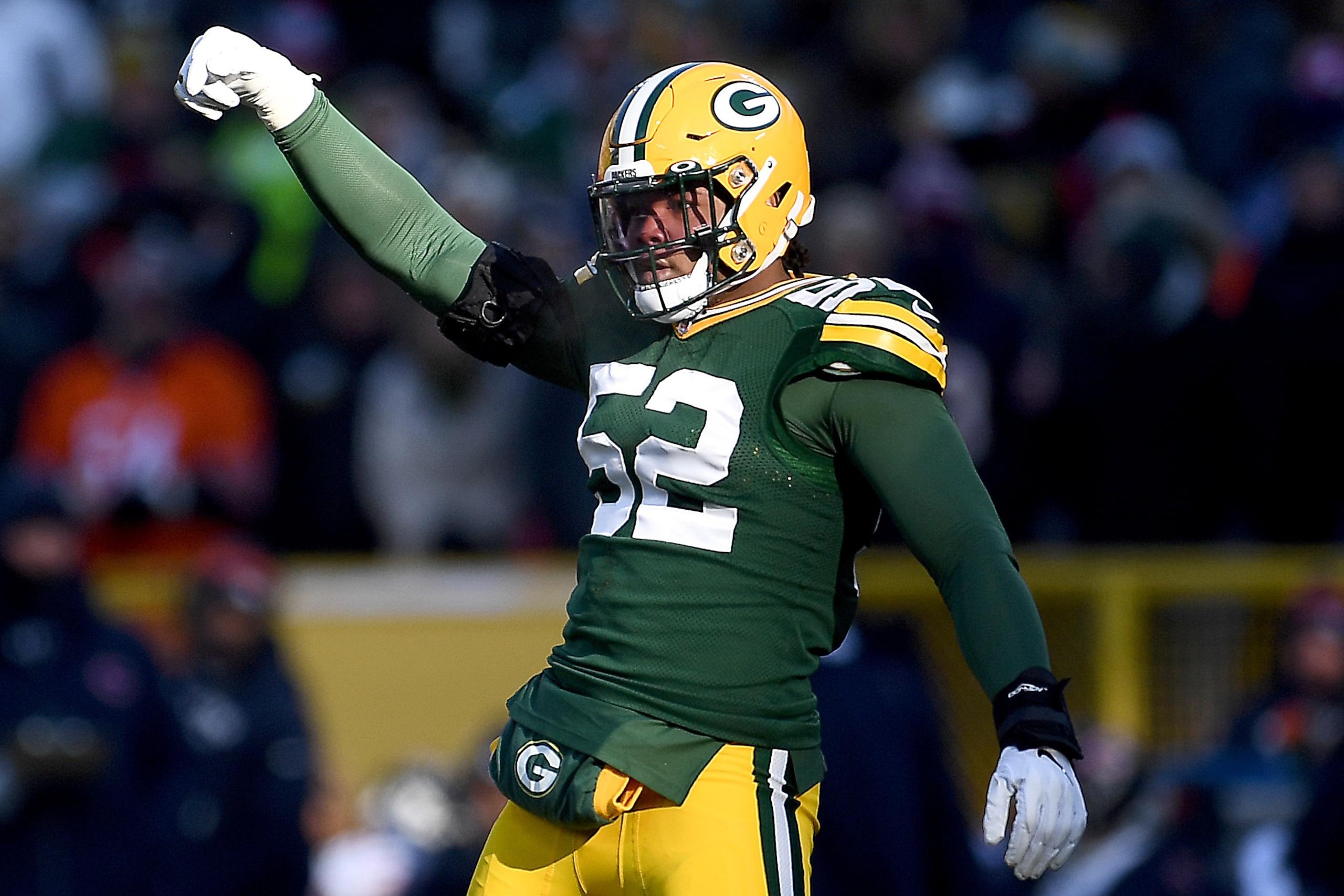 Packers LB Rashan Gary Packers LB Rashan Gary