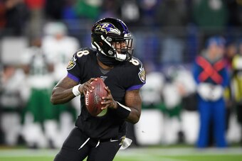 Baltimore Ravens quarterback Lamar Jackson
