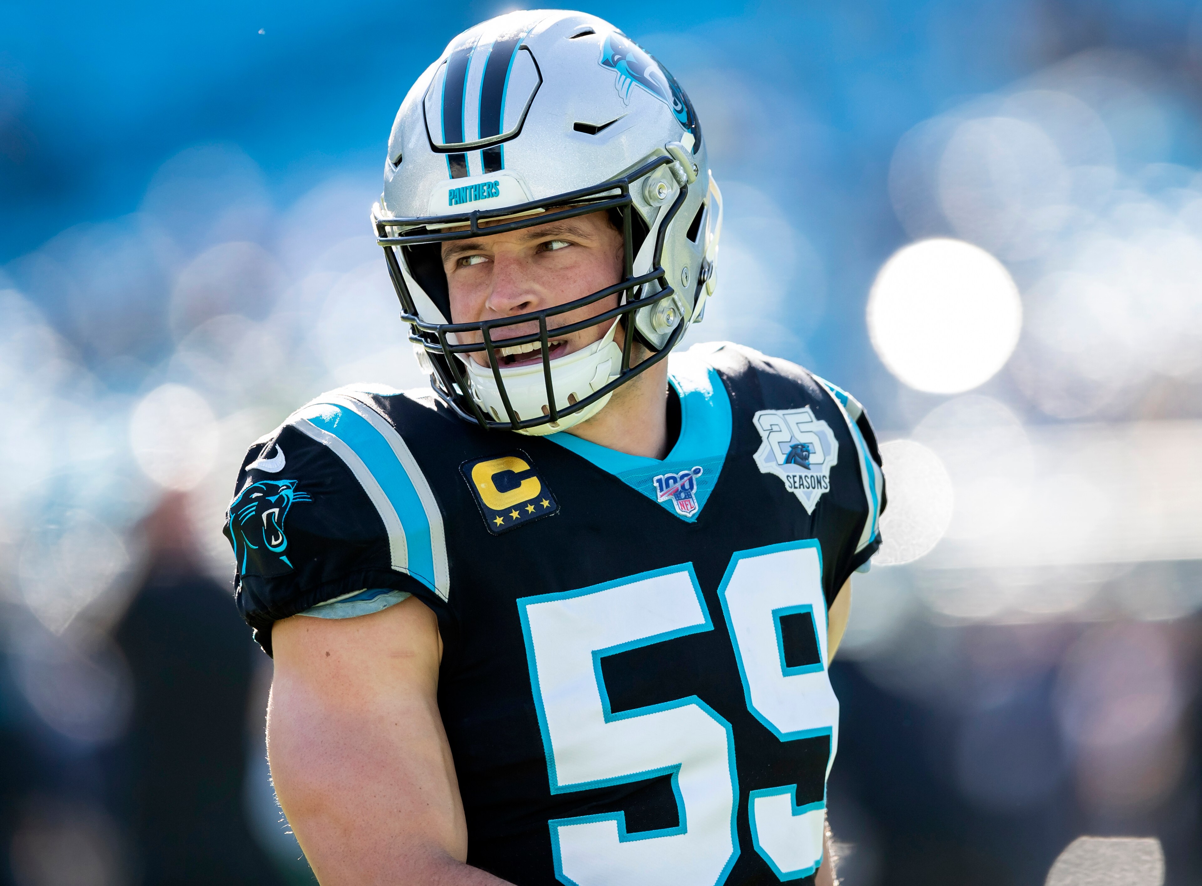 Carolina Panthers linebacker Luke Kuechly