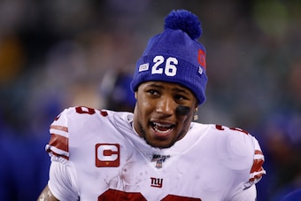 New York Giants running back Saquon Barkley