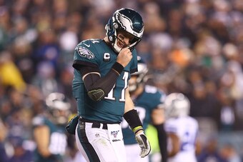 Philadelphia Eagles quarterback Carson Wentz