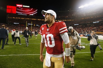 San Francisco 49ers quarterback Jimmy Garoppolo