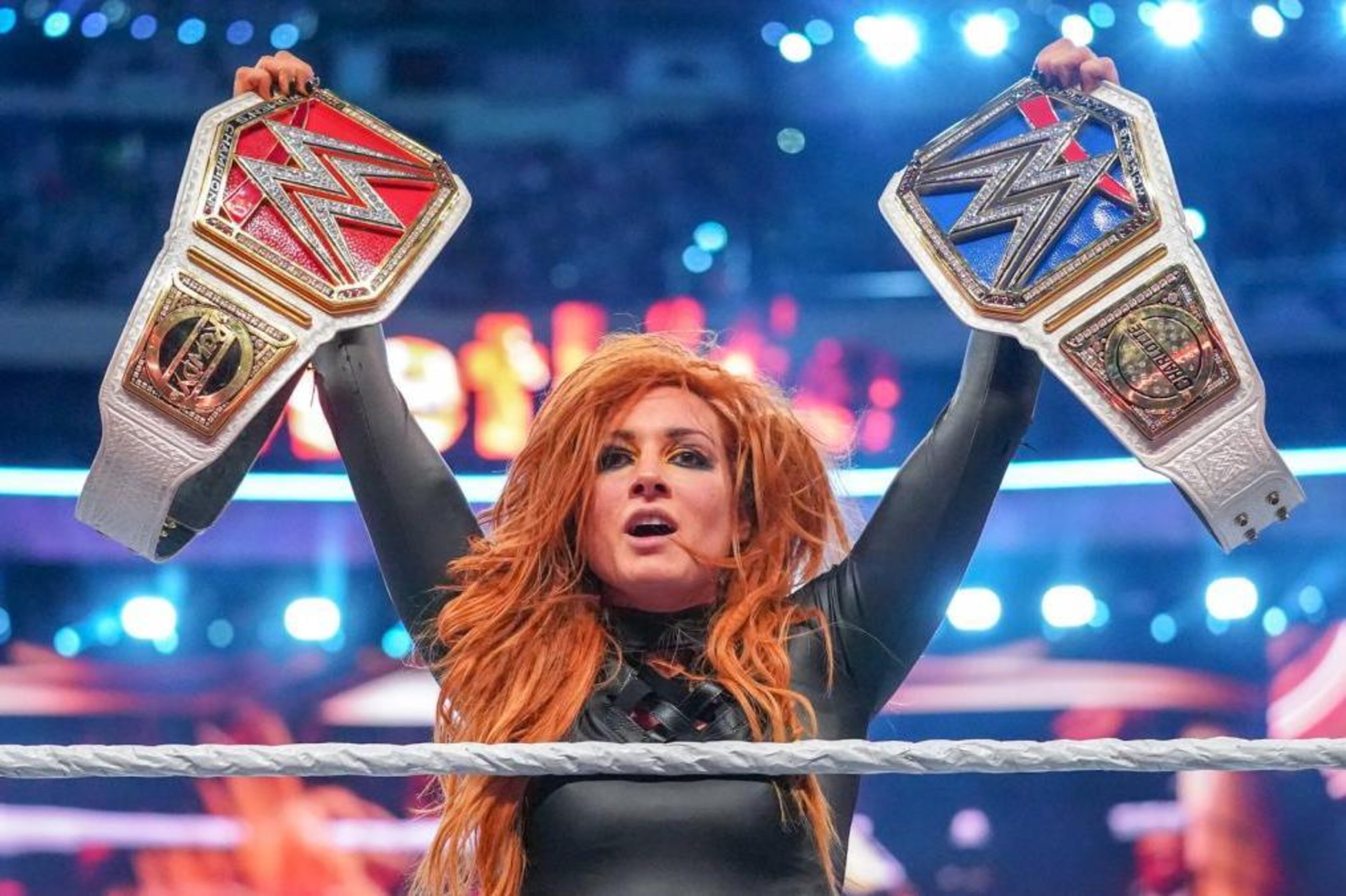 Becky Lynch at WrestleMania 35