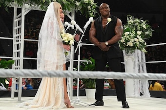 Lana and Bobby Lashley on Raw.