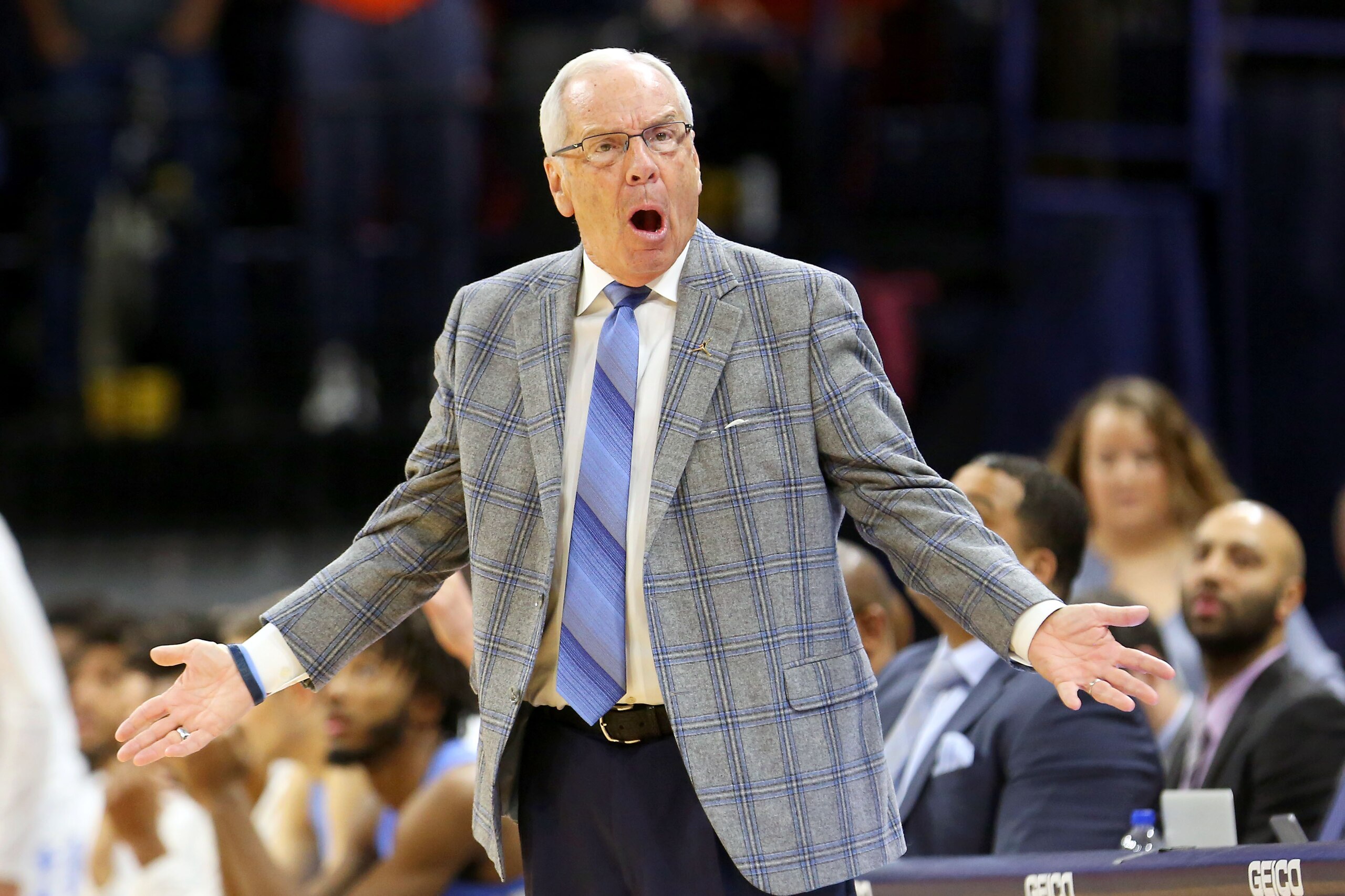 North Carolina coach Roy Williams
