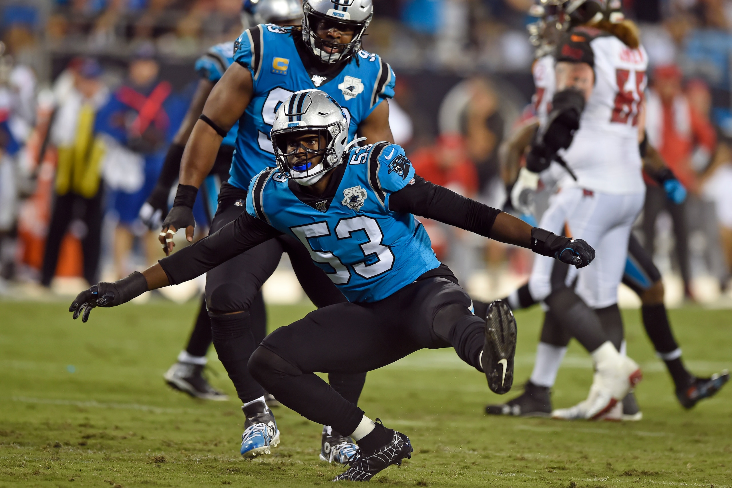 Carolina Panthers edge-rusher Brian Burns
