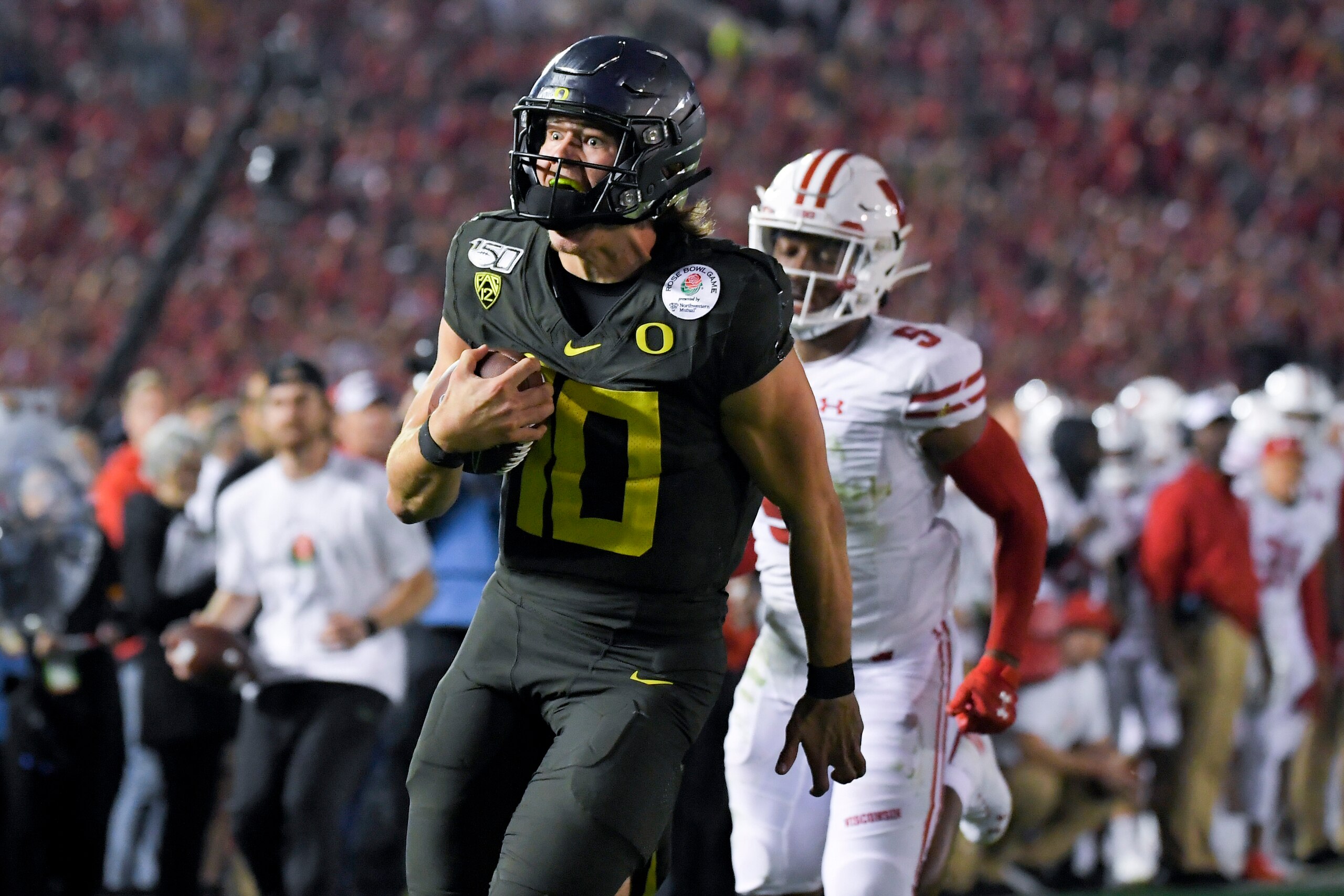 Oregon QB Justin Herbert Oregon QB Justin Herbert