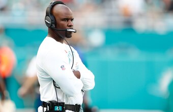 Dolphins head coach Brian Flores