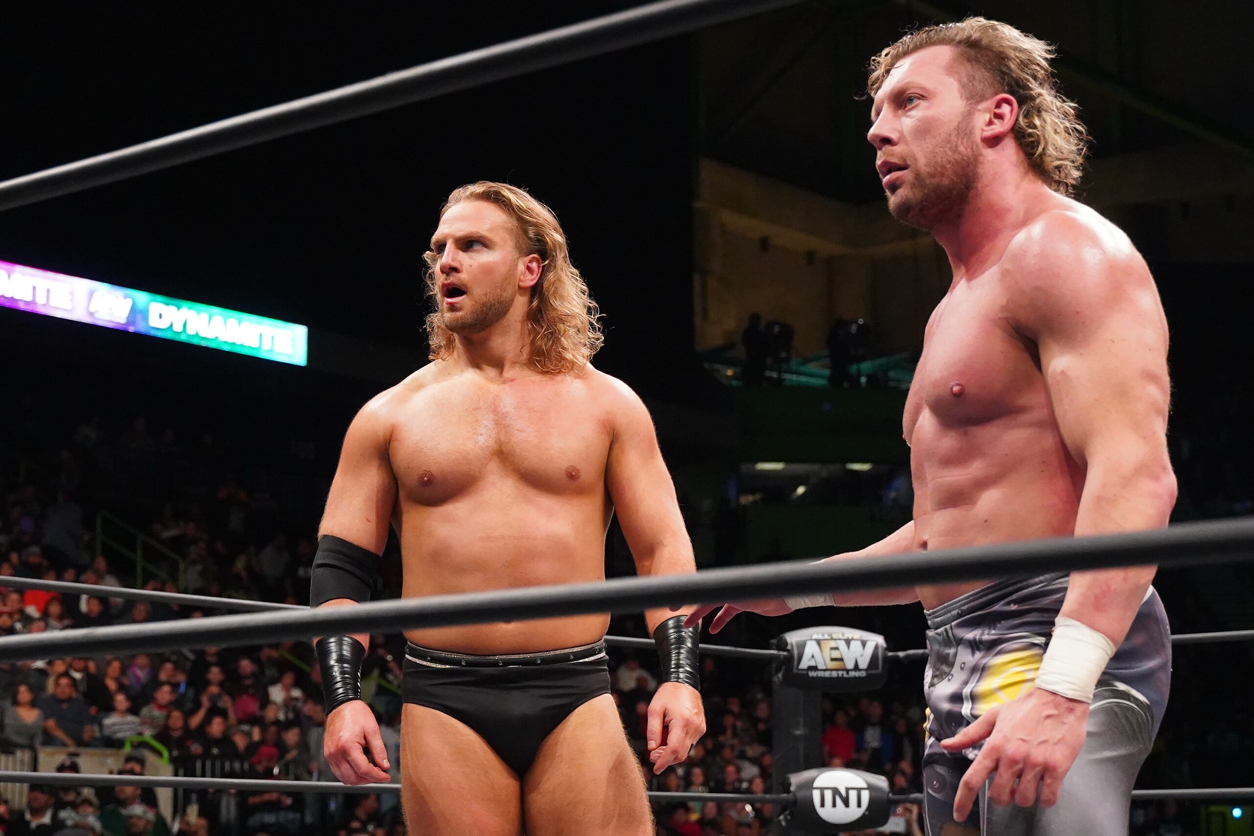 How long will it be before tensions boil over between "Hangman" Adam Page and Kenny Omega? How long will it be before tensions boil over between "Hangman" Adam Page and Kenny Omega?
