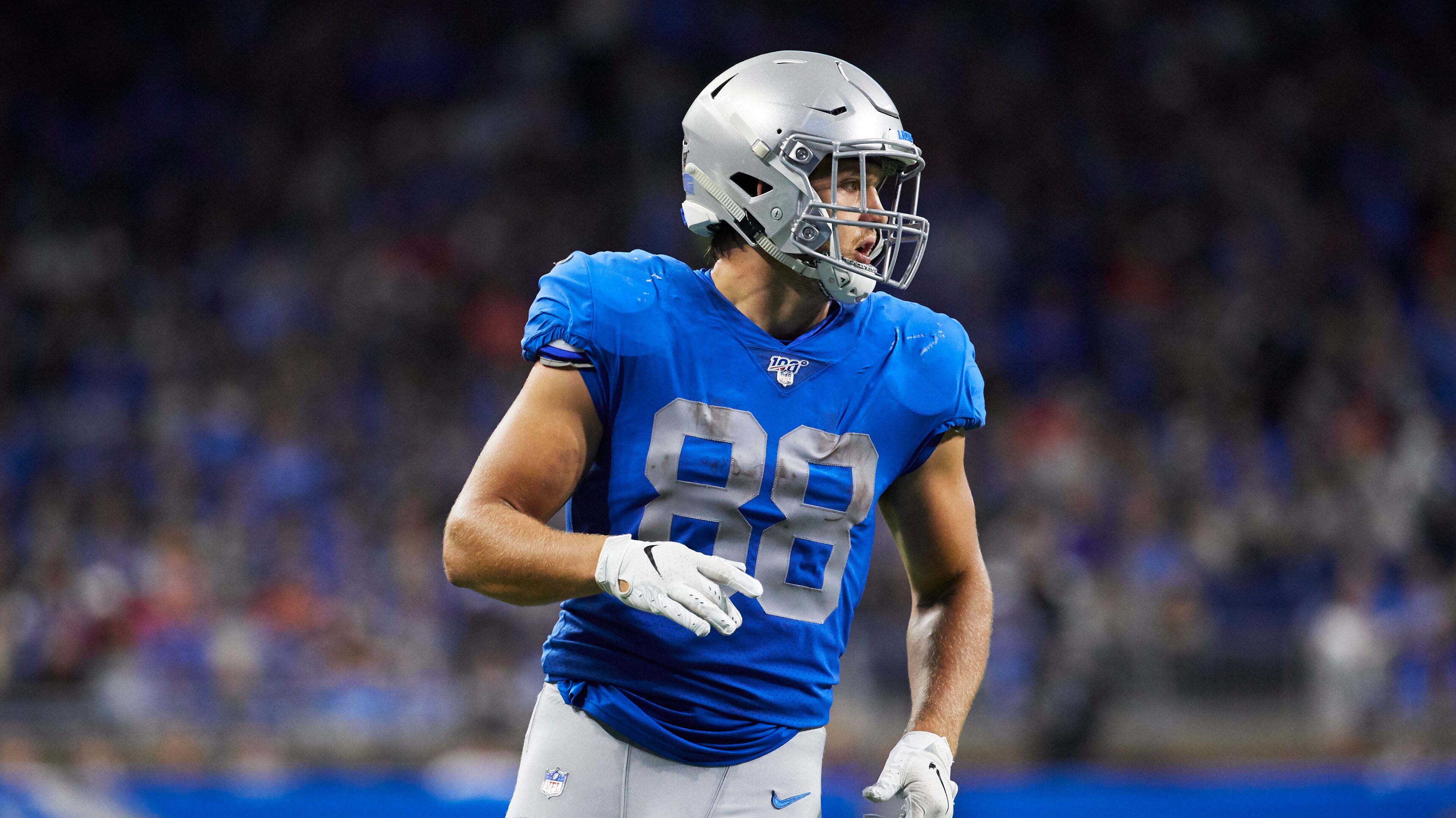 Detroit Lions tight end T.J. Hockenson