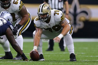 New Orleans Saints center Erik McCoy