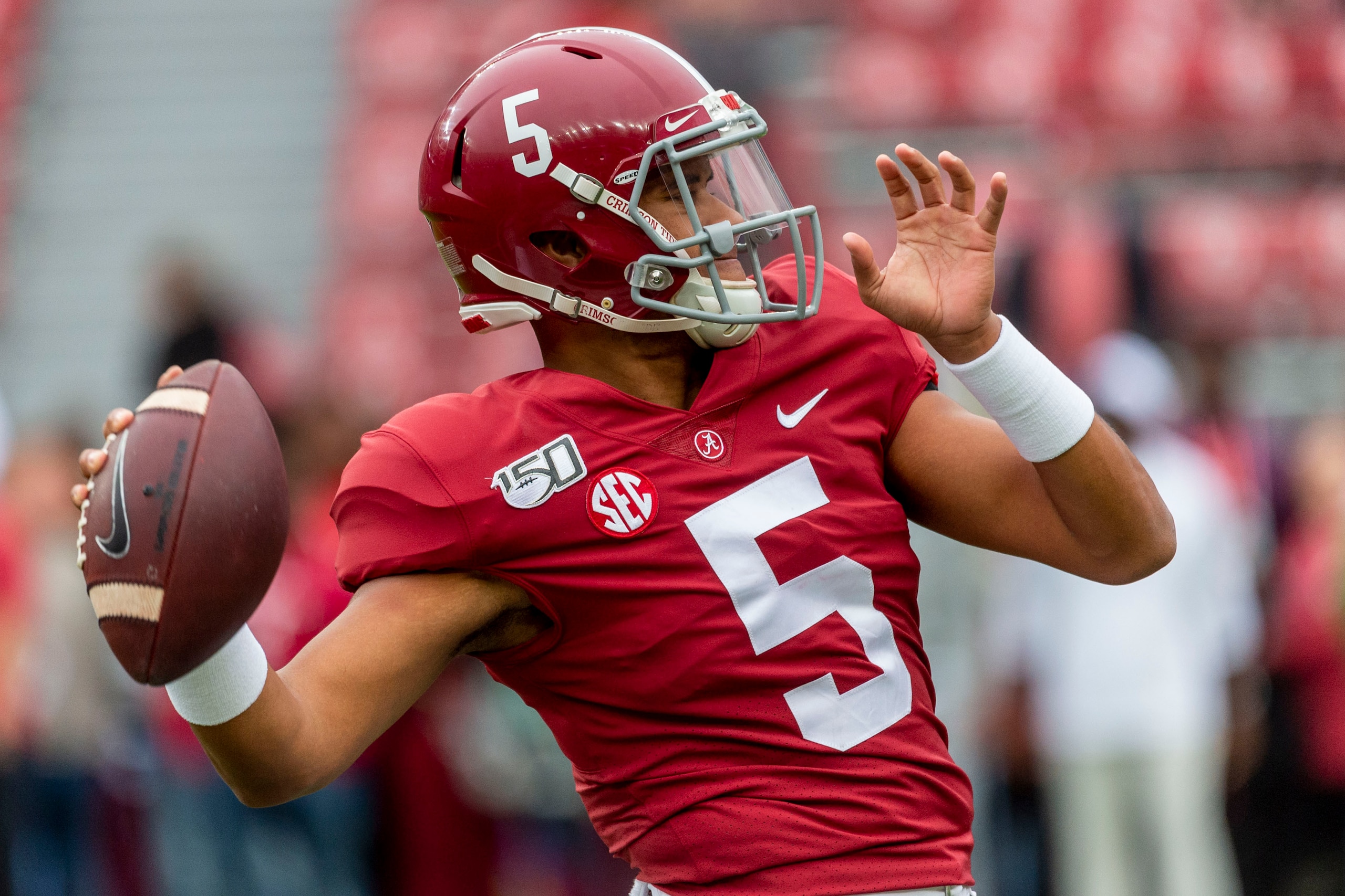 Alabama's Taulia Tagovailoa Alabama's Taulia Tagovailoa