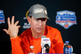Clemson head coach Dabo Swinney