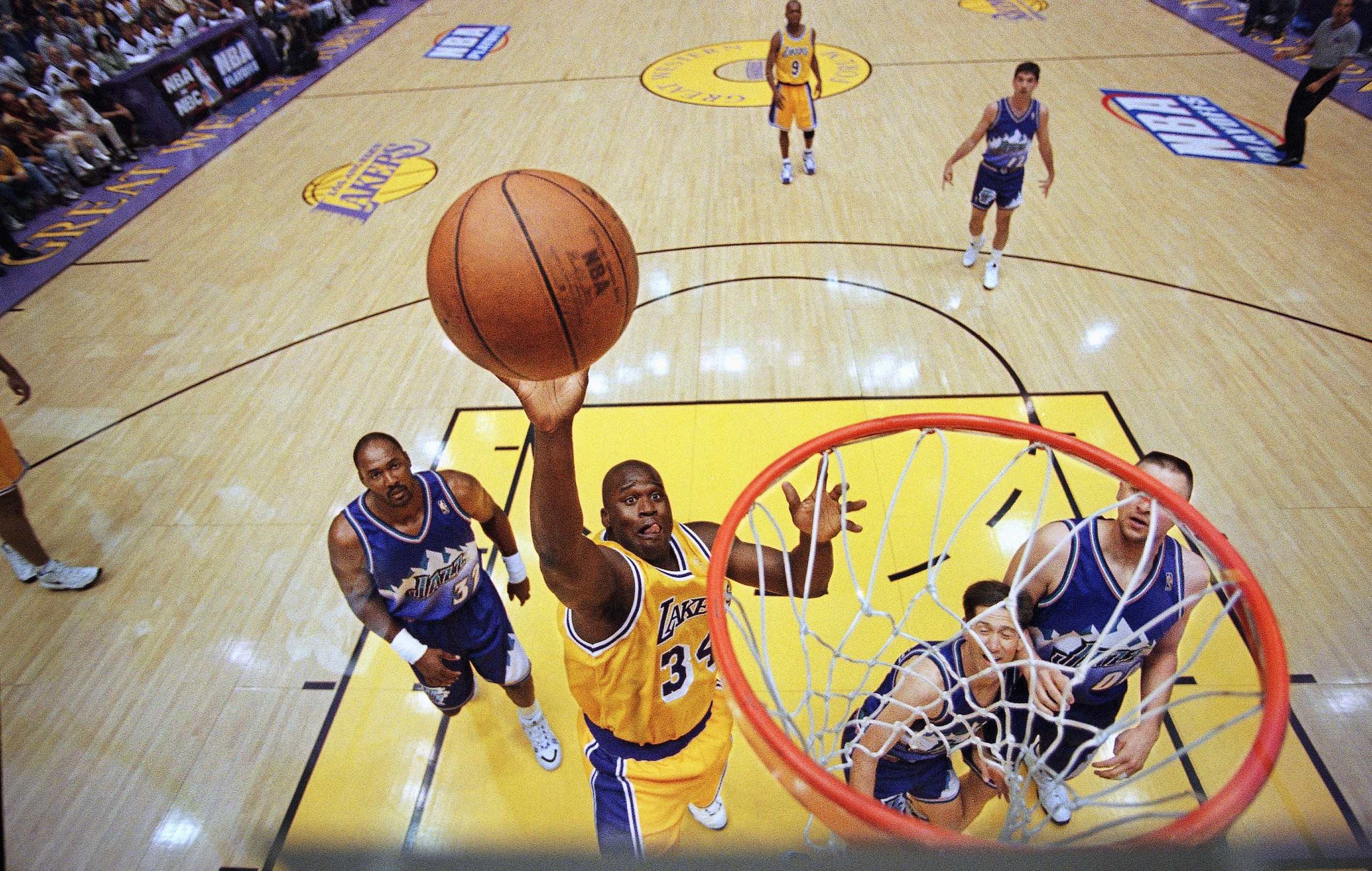 Karl Malone and Shaquille O'Neal