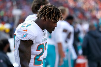 Miami Dolphins running back Kalen Ballage