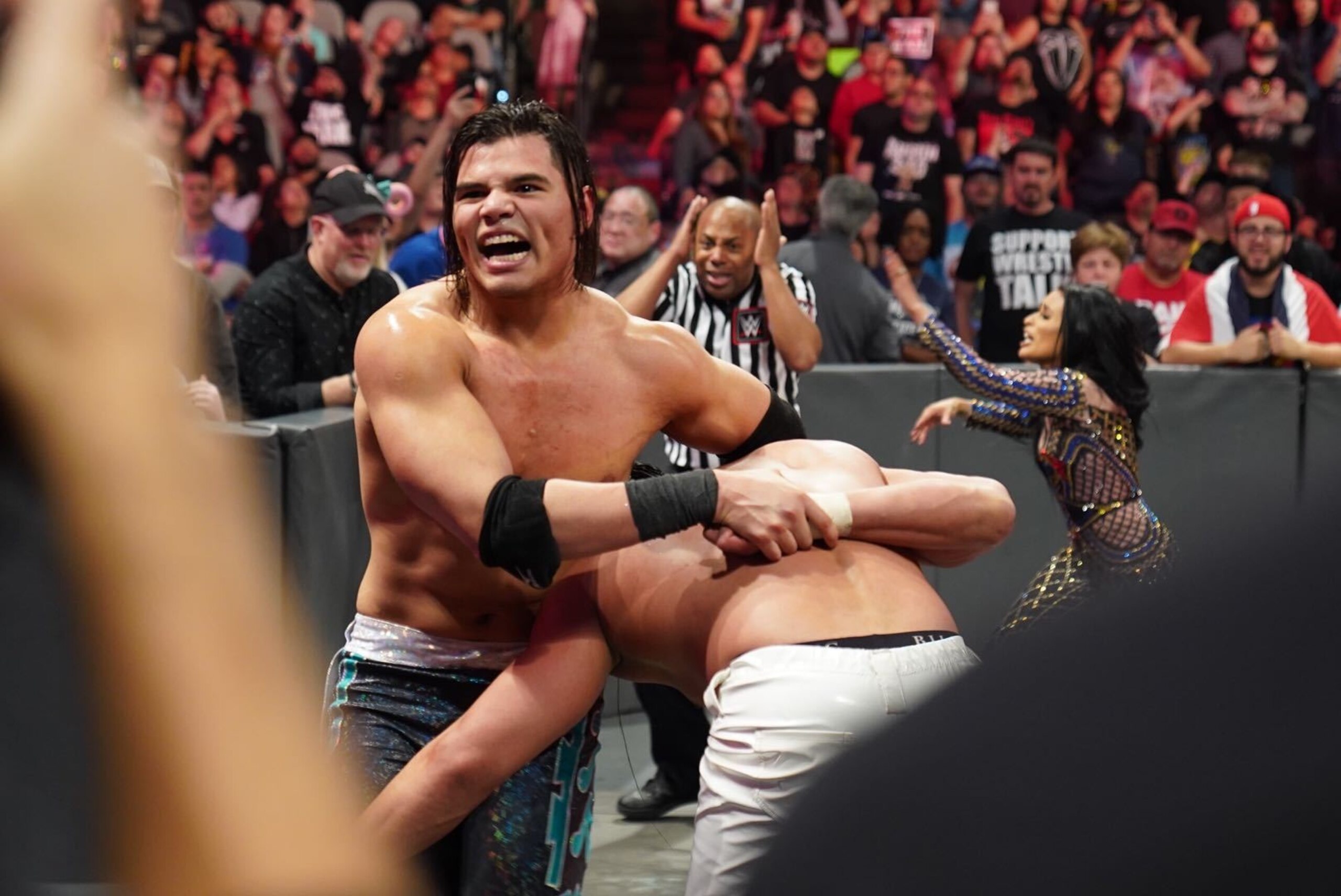 A DDT on the concrete is a measure of revenge, but still not a belt.