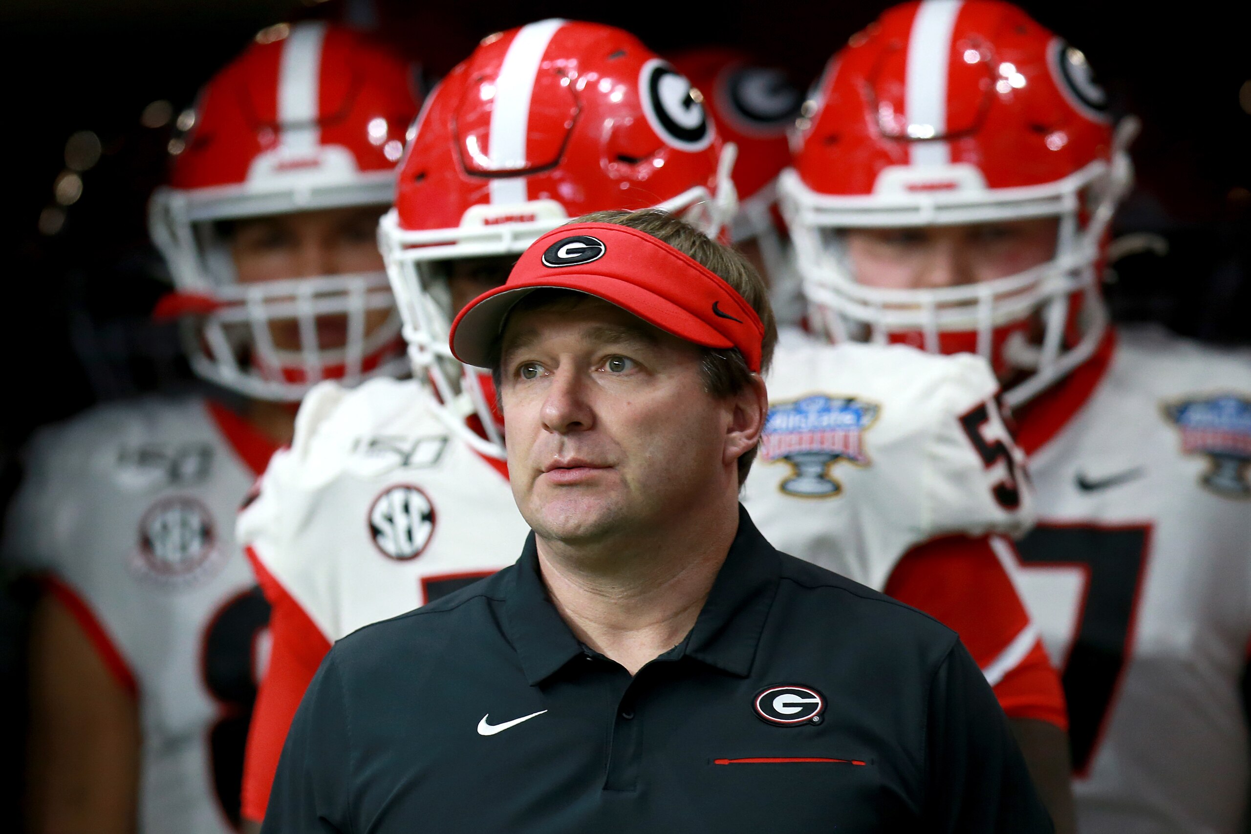 Georgia head coach Kirby Smart Georgia head coach Kirby Smart