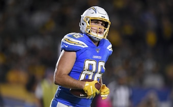 The Chargers would take a hit on offense without Hunter Henry.