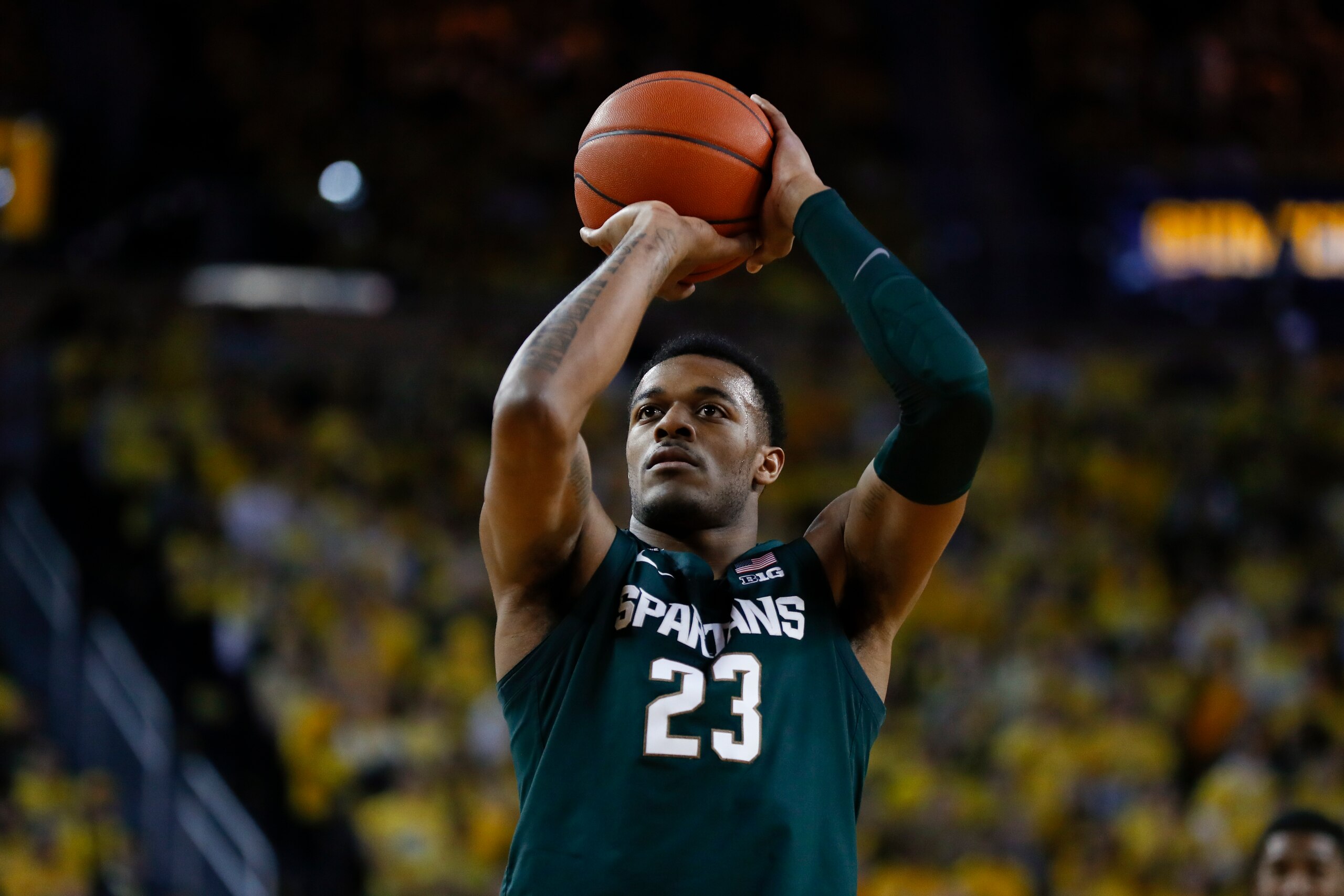 Michigan State's Xavier Tillman Michigan State's Xavier Tillman
