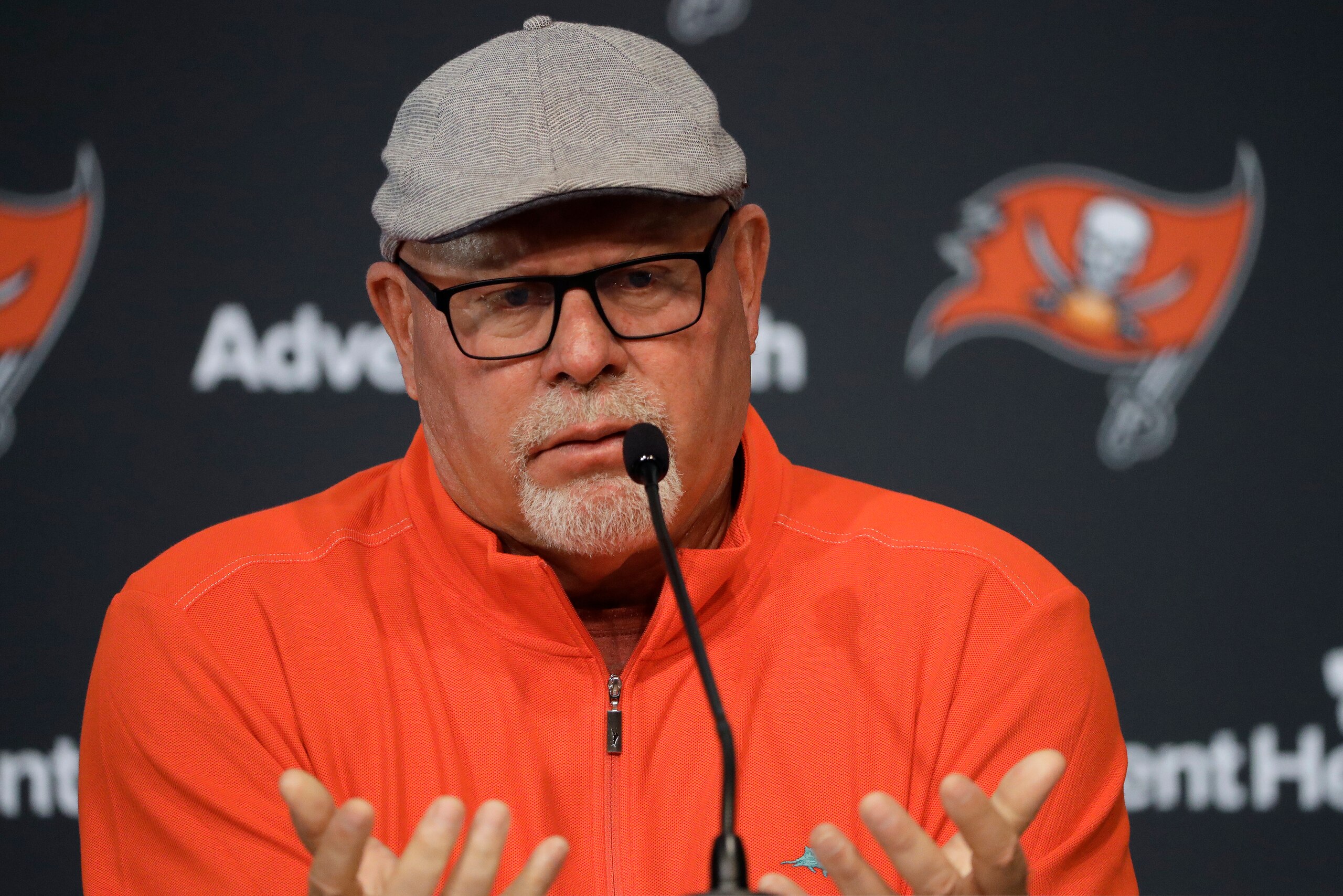 Buccaneers head coach Bruce Arians