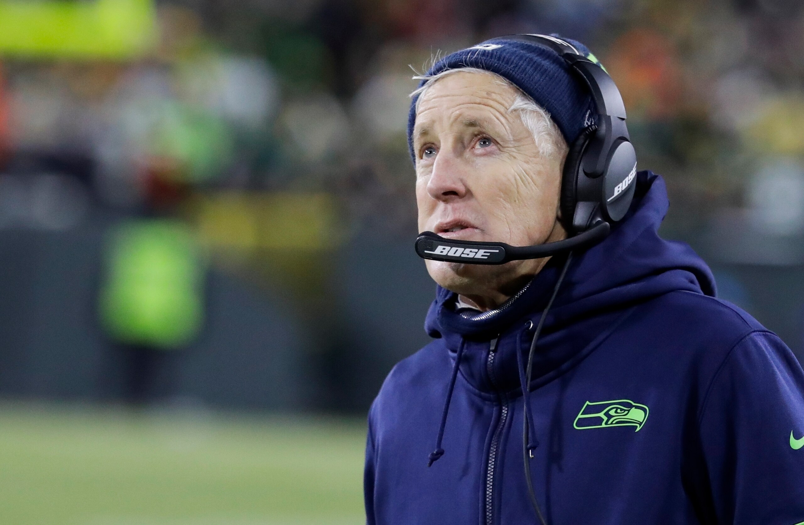 Seahawks head coach Pete Carroll