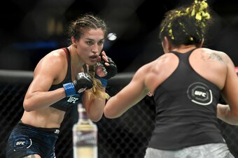 Tatiana Suarez (left)