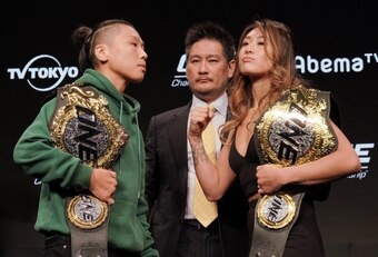 Angela Lee (right)
