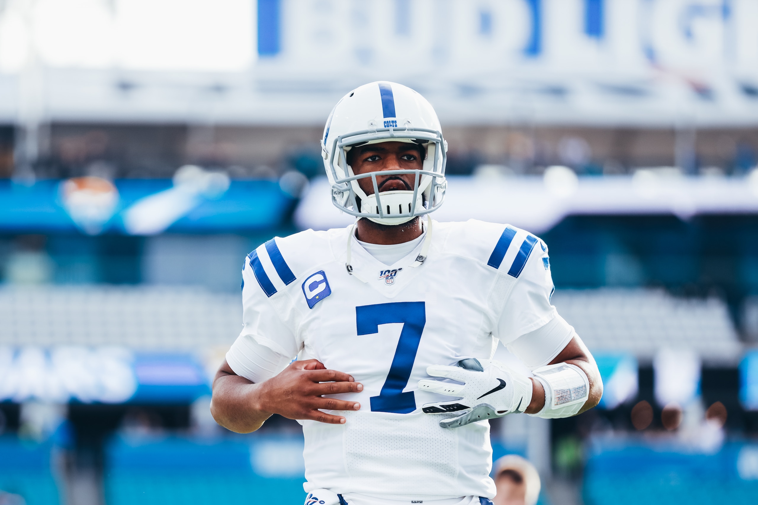 Indianapolis Colts quarterback Jacoby Brissett