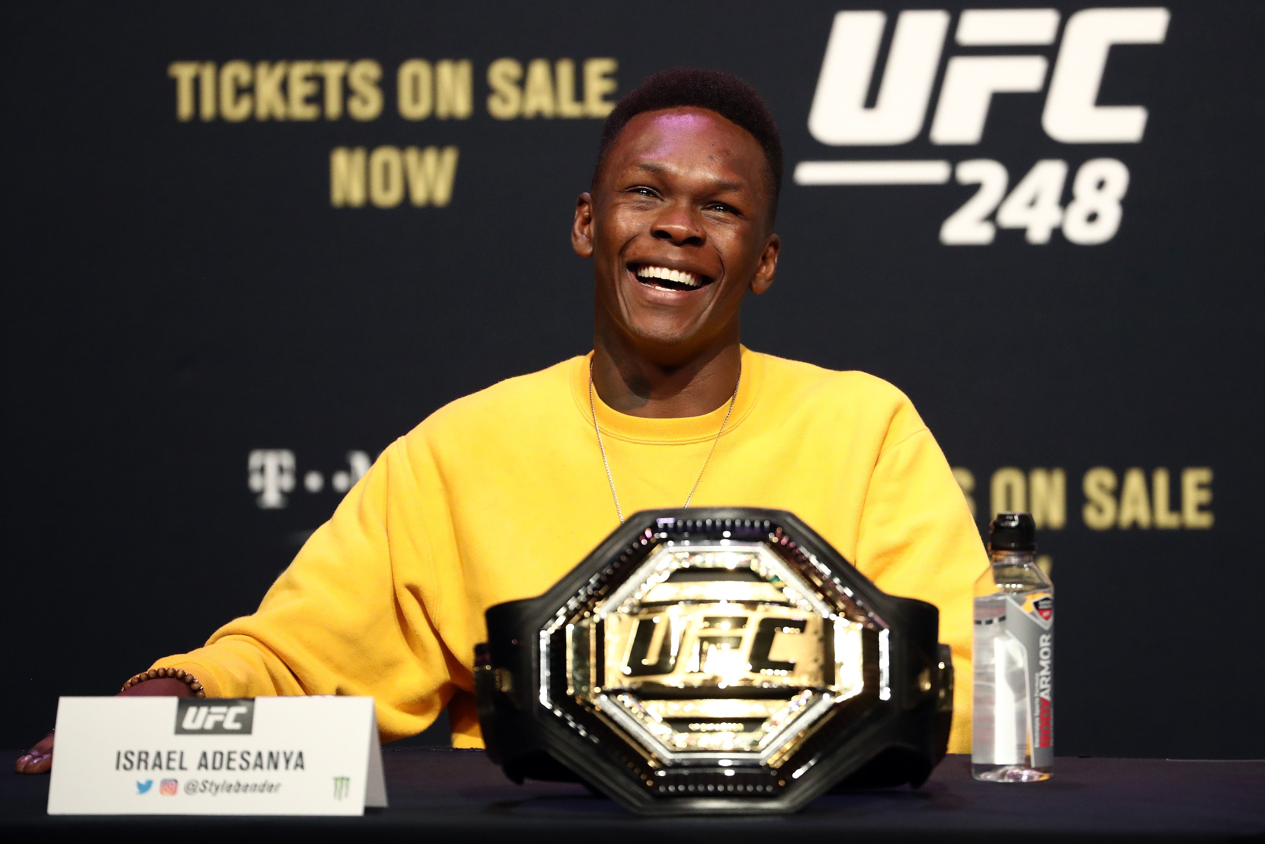 Will Israel Adesanya still be smiling after UFC 248? Will Israel Adesanya still be smiling after UFC 248?