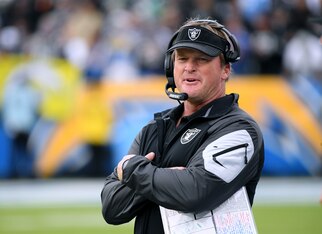 Las Vegas Raiders head coach Jon Gruden
