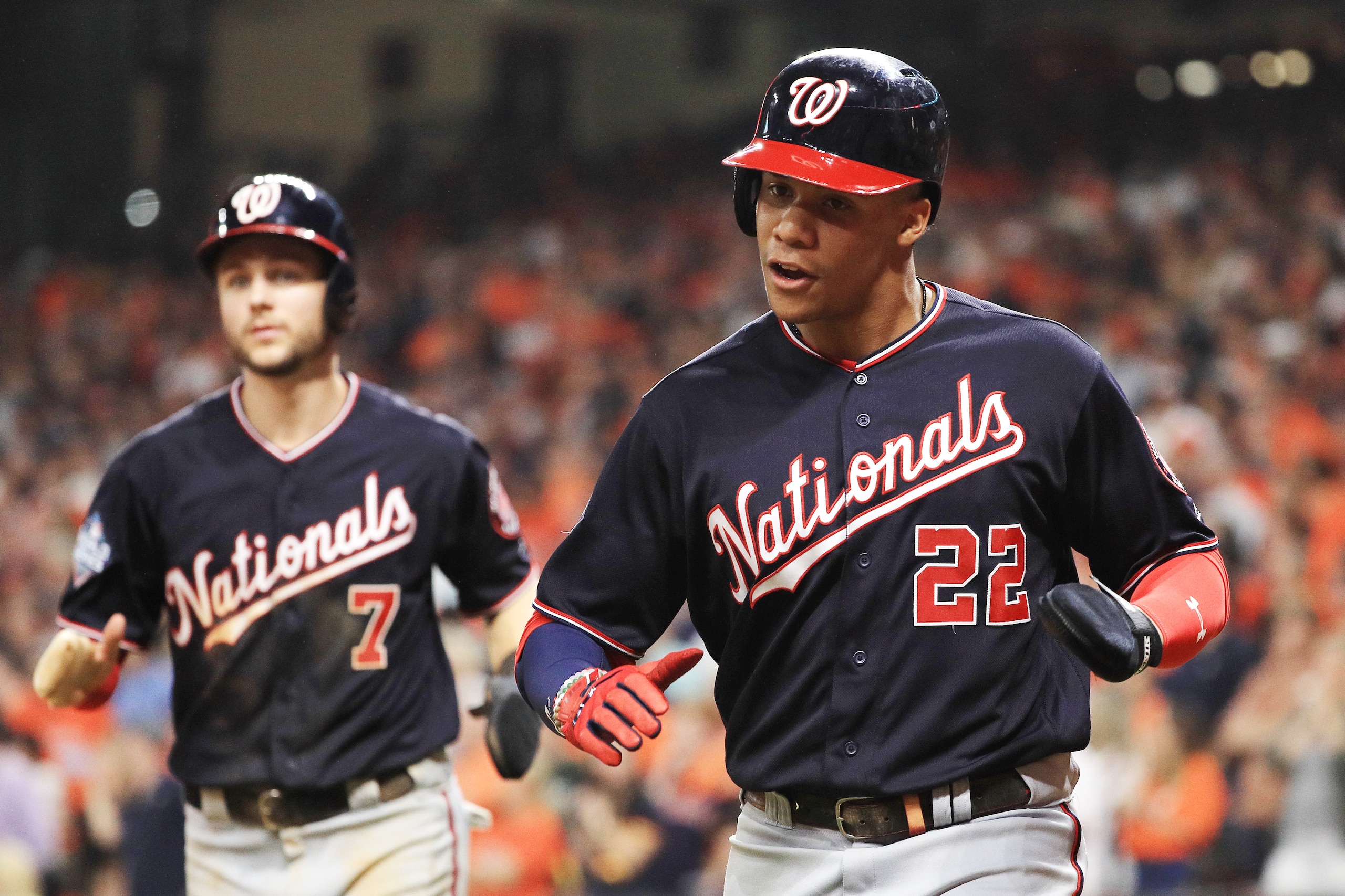 Trea Turner and Juan Soto