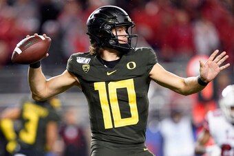Quarterback Justin Herbert