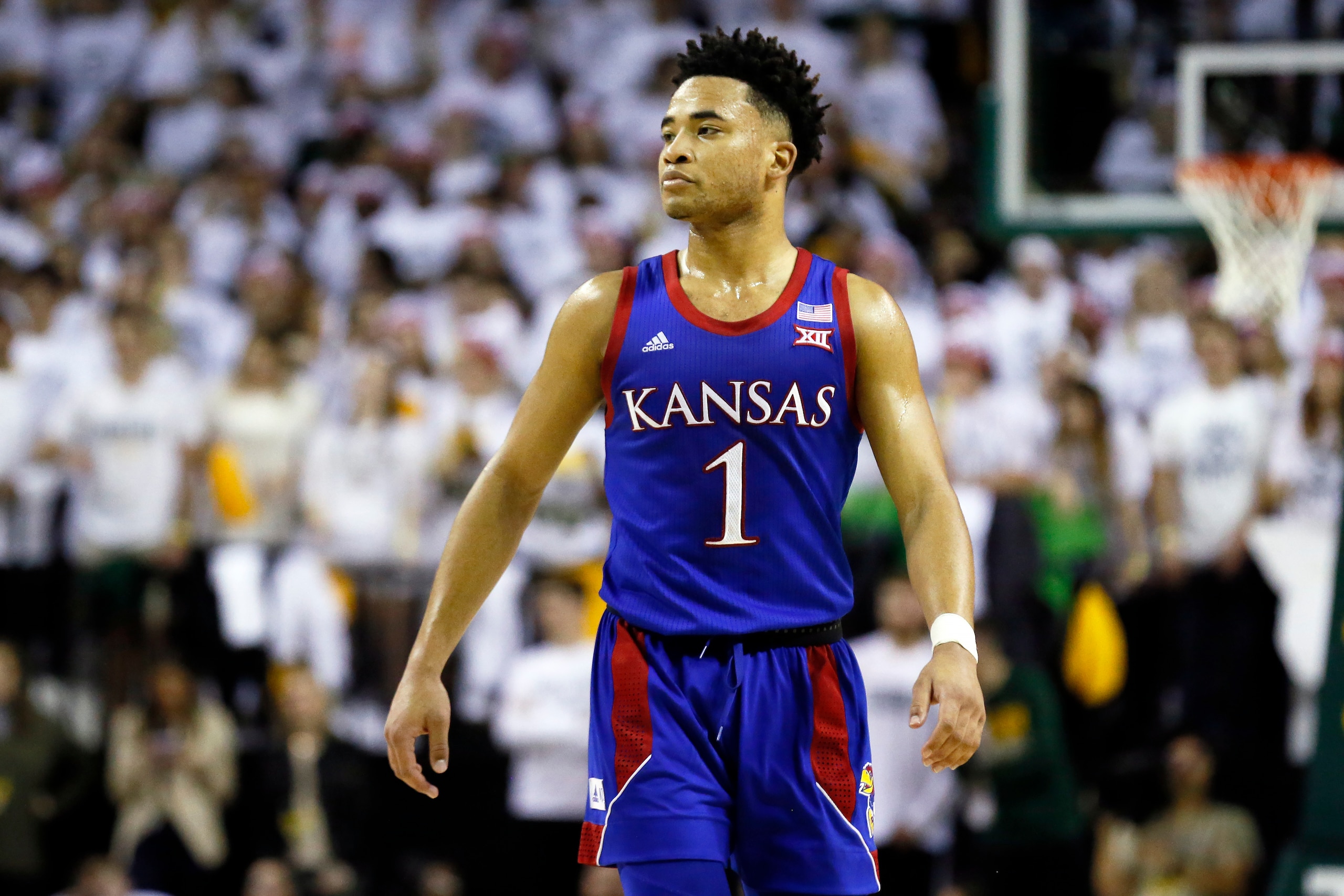 Kansas' Devon Dotson Kansas' Devon Dotson