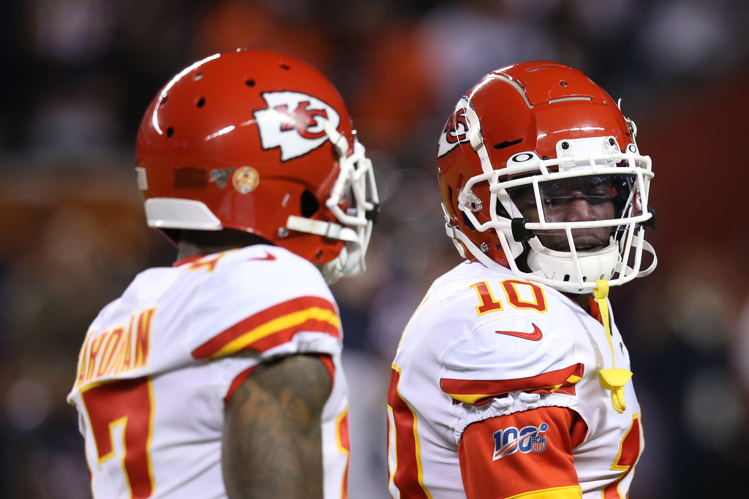 Mecole Hardman and Tyreek Hill