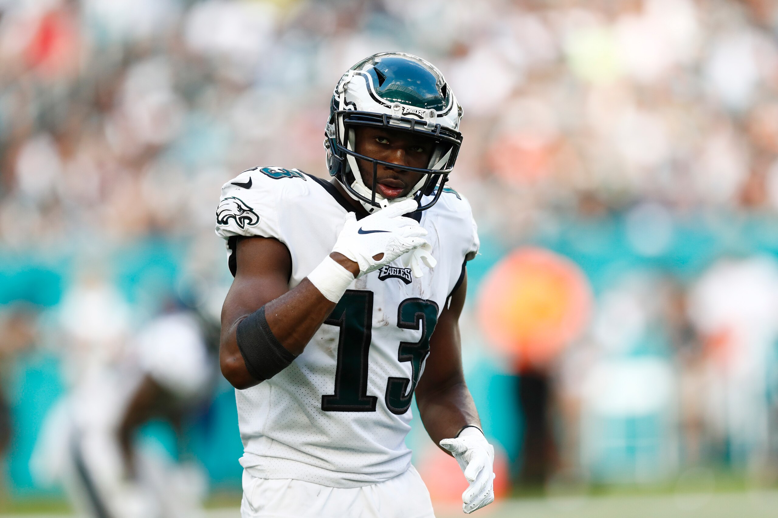 New Raiders receiver Nelson Agholor New Raiders receiver Nelson Agholor