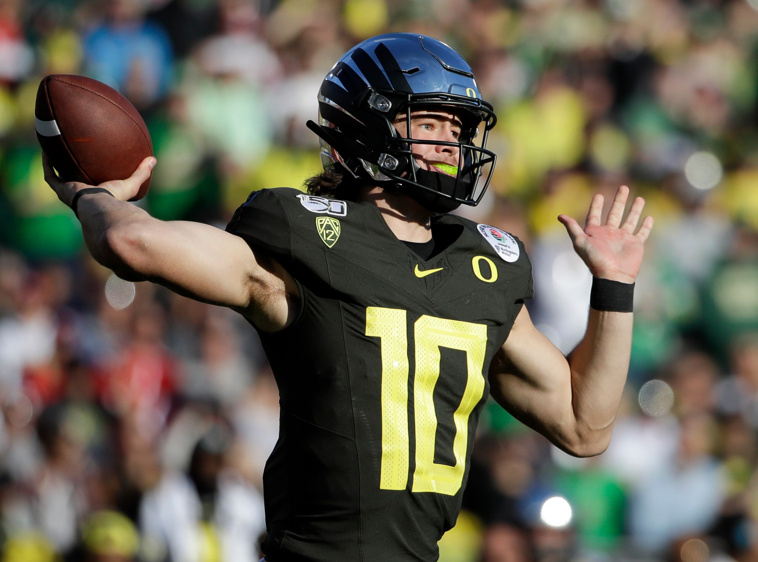 Oregon QB prospect Justin Herbert Oregon QB prospect Justin Herbert
