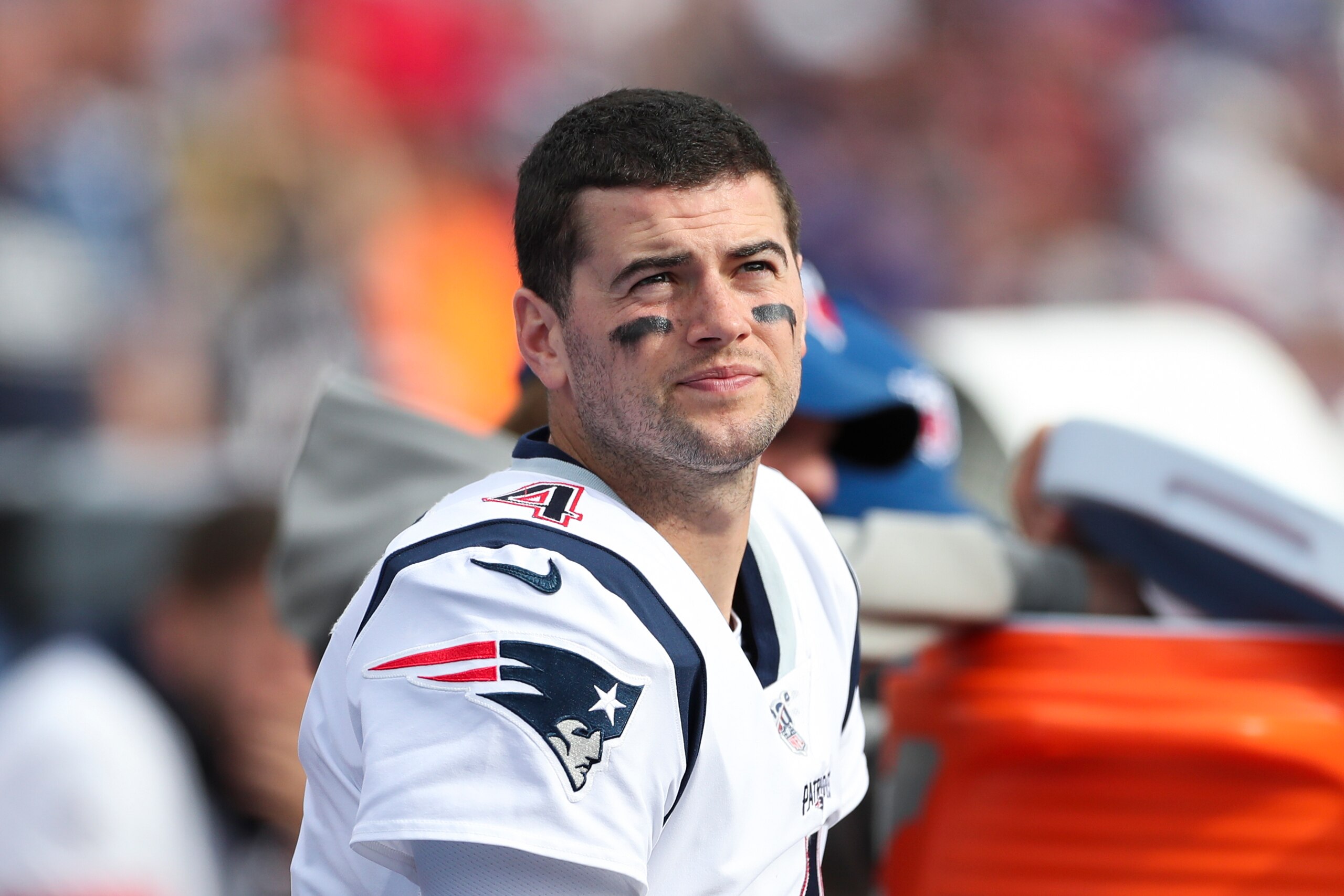 New England Patriots quarterback Jarrett Stidham