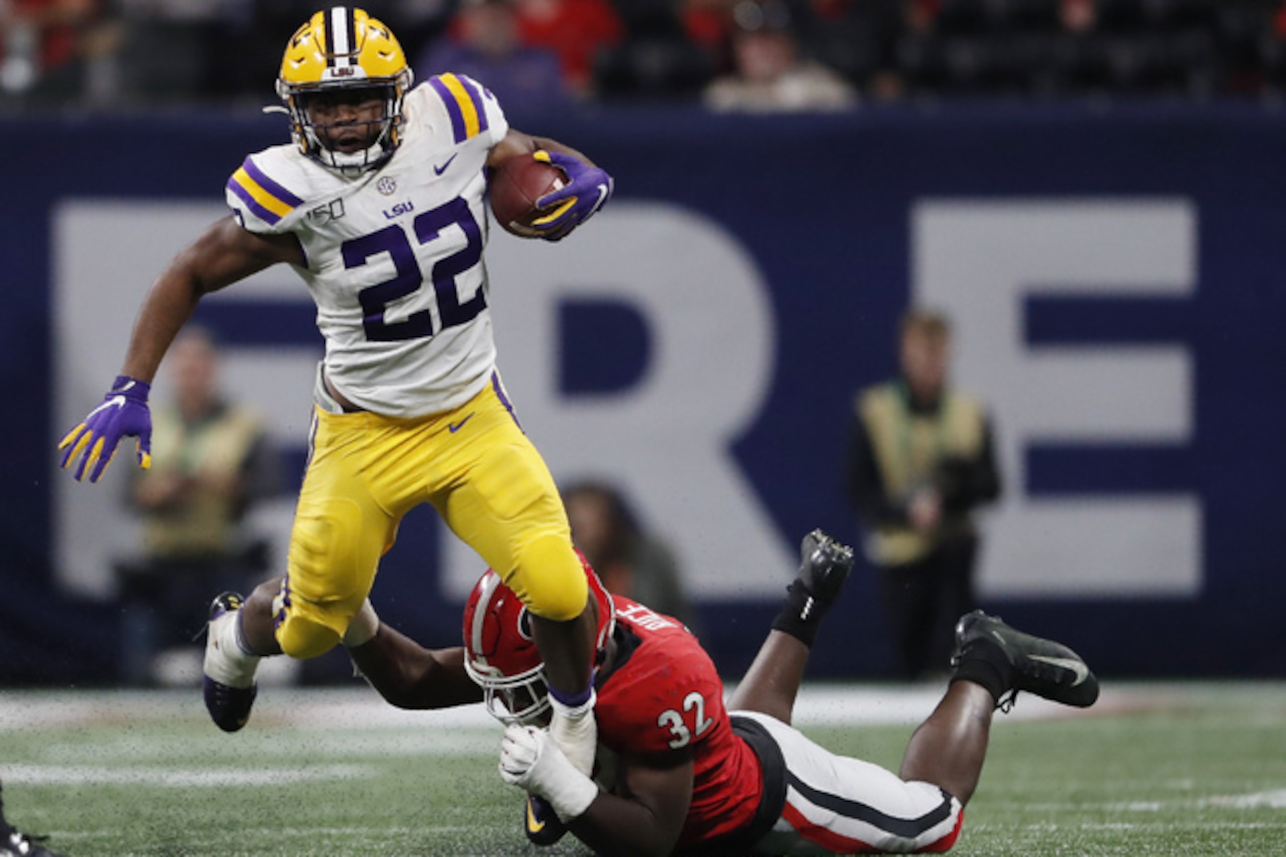 Clyde Edwards-Helaire of LSU Clyde Edwards-Helaire of LSU