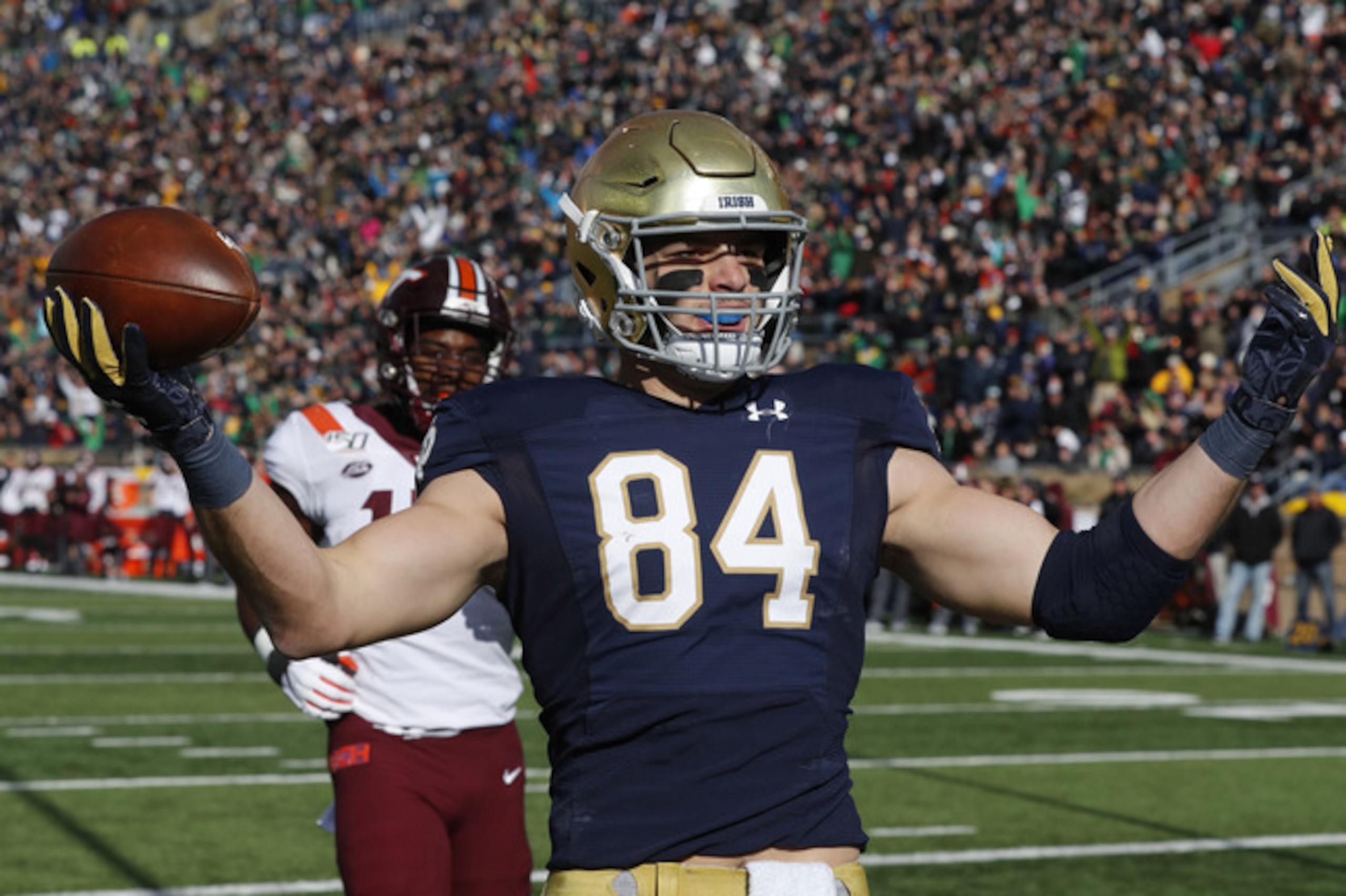 Cole Kmet of Notre Dame Cole Kmet of Notre Dame