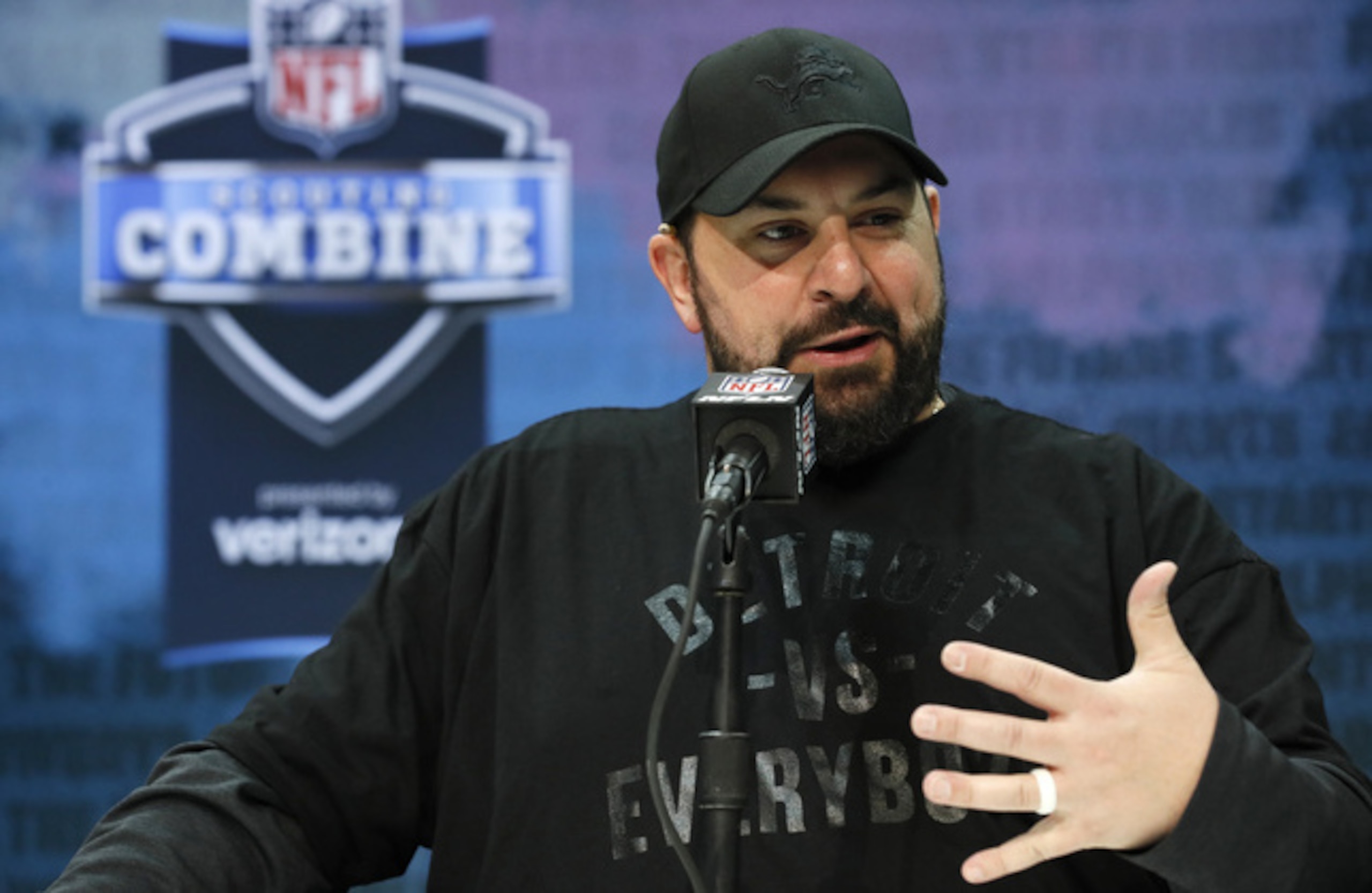 Detroit head coach Matt Patricia