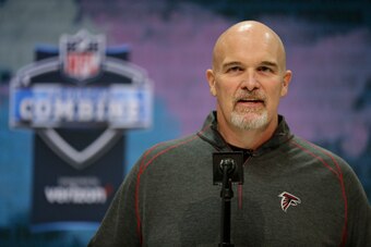 Falcons head coach Dan Quinn