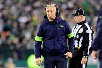 Seahawks head coach Pete Carroll