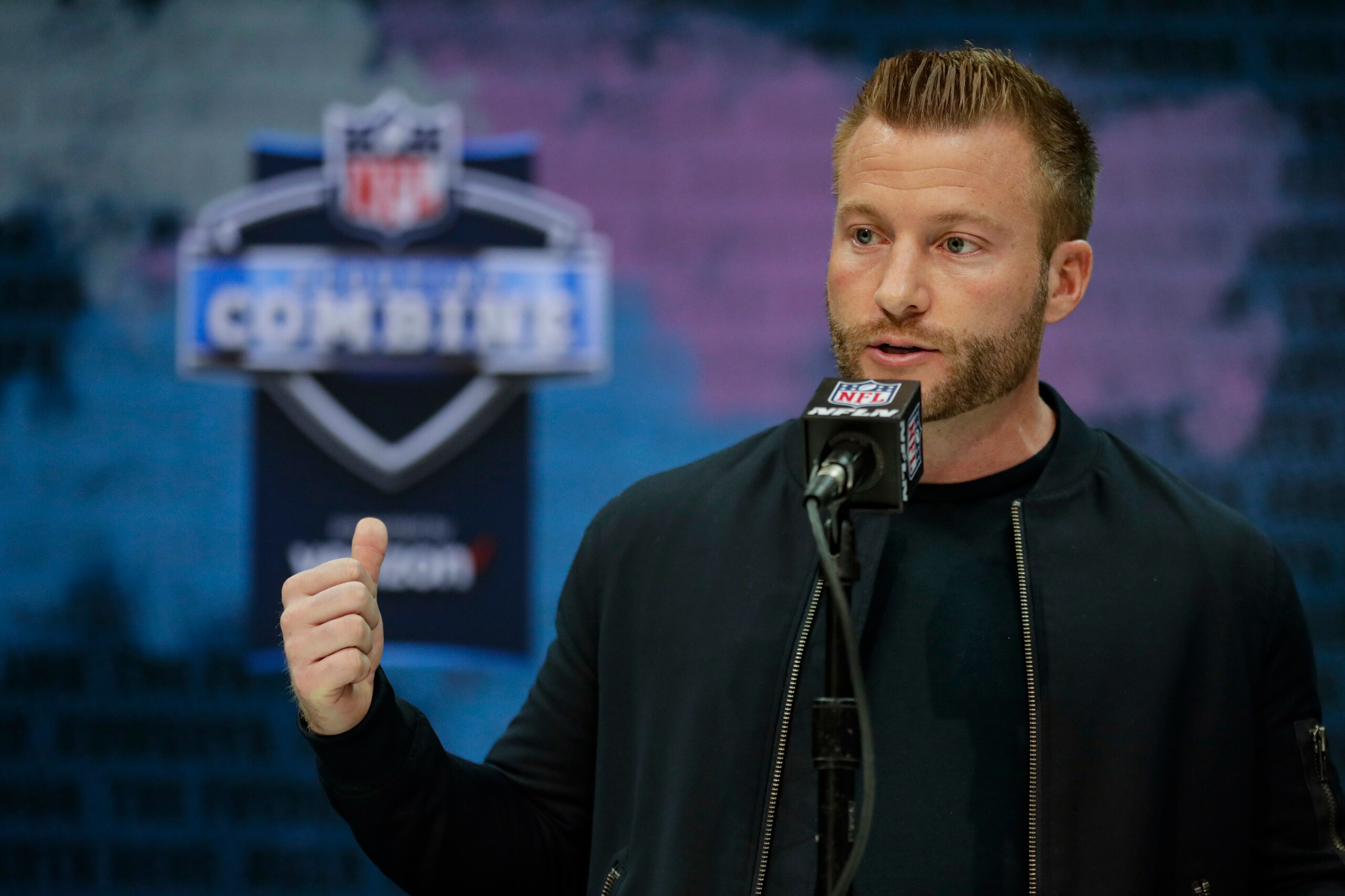 Rams head coach Sean McVay