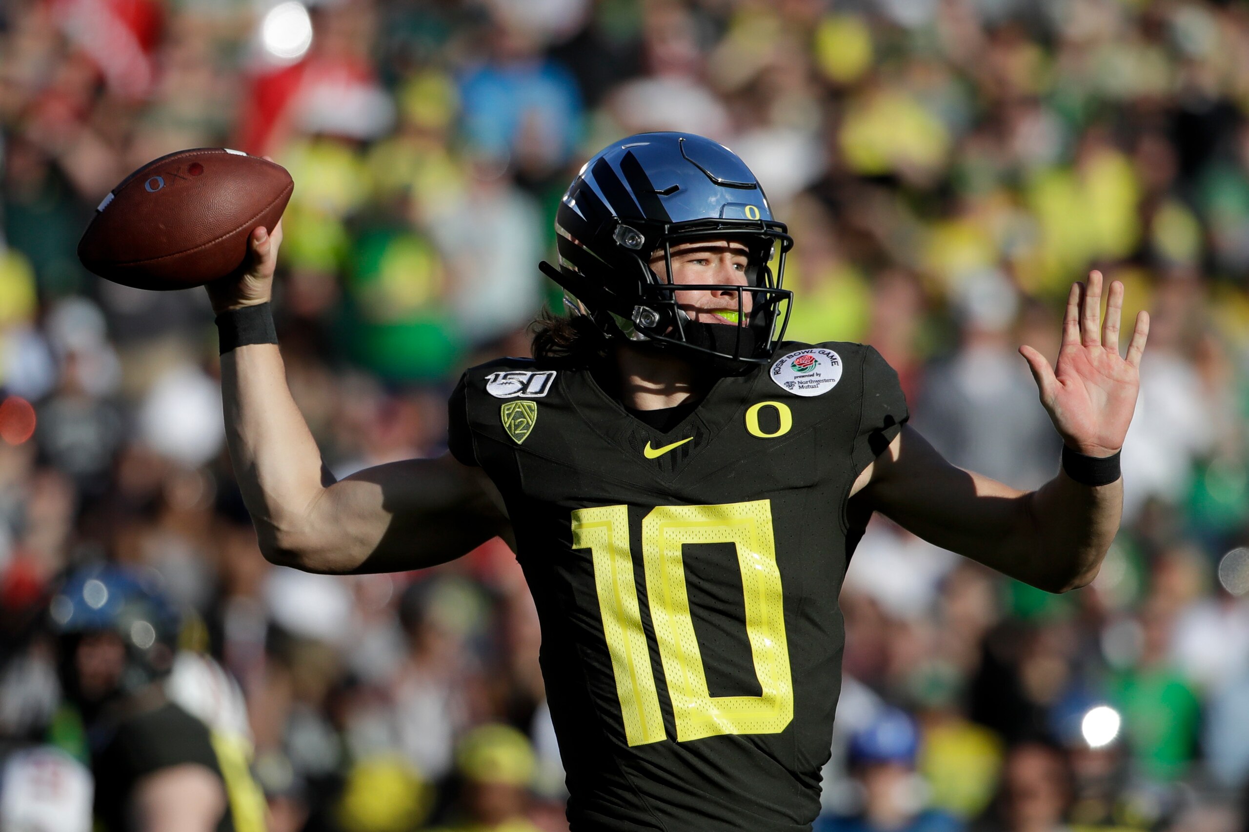 Oregon quarterback Justin Herbert