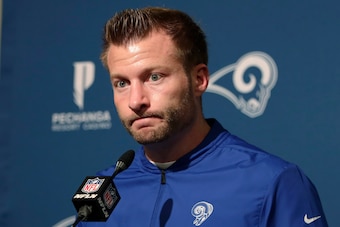 Los Angeles Rams head coach Sean McVay