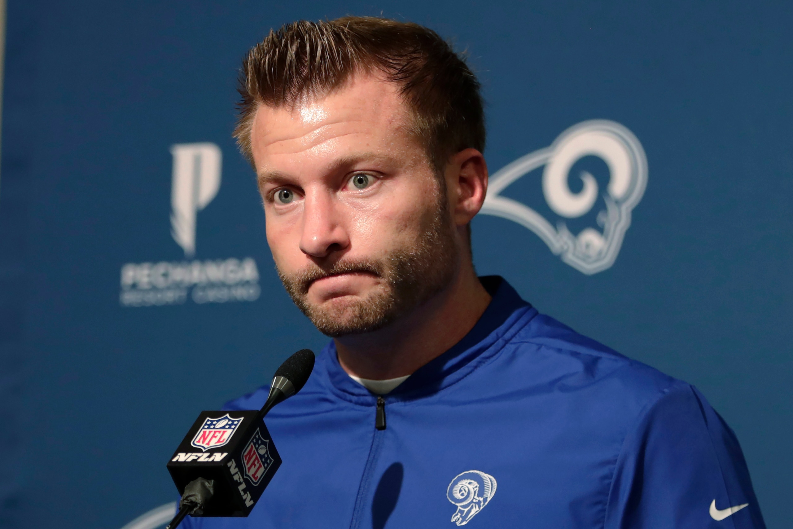 Los Angeles Rams head coach Sean McVay