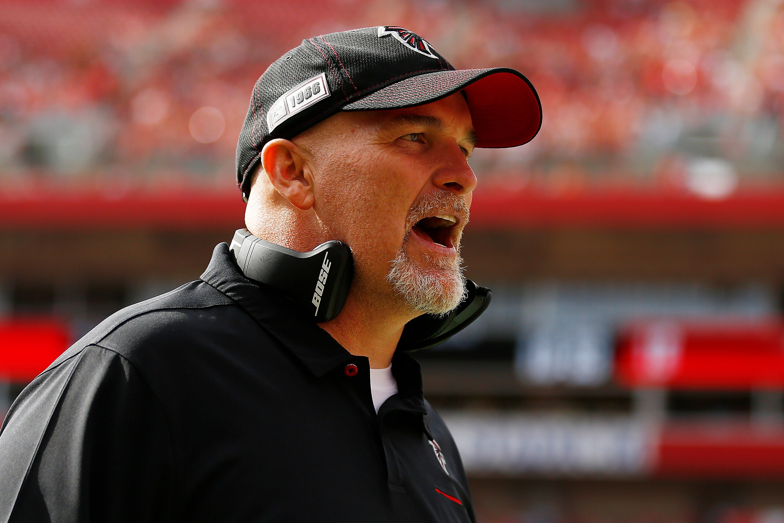 Atlanta Falcons head coach Dan Quinn