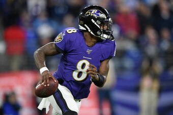 Baltimore Ravens quarterback Lamar Jackson